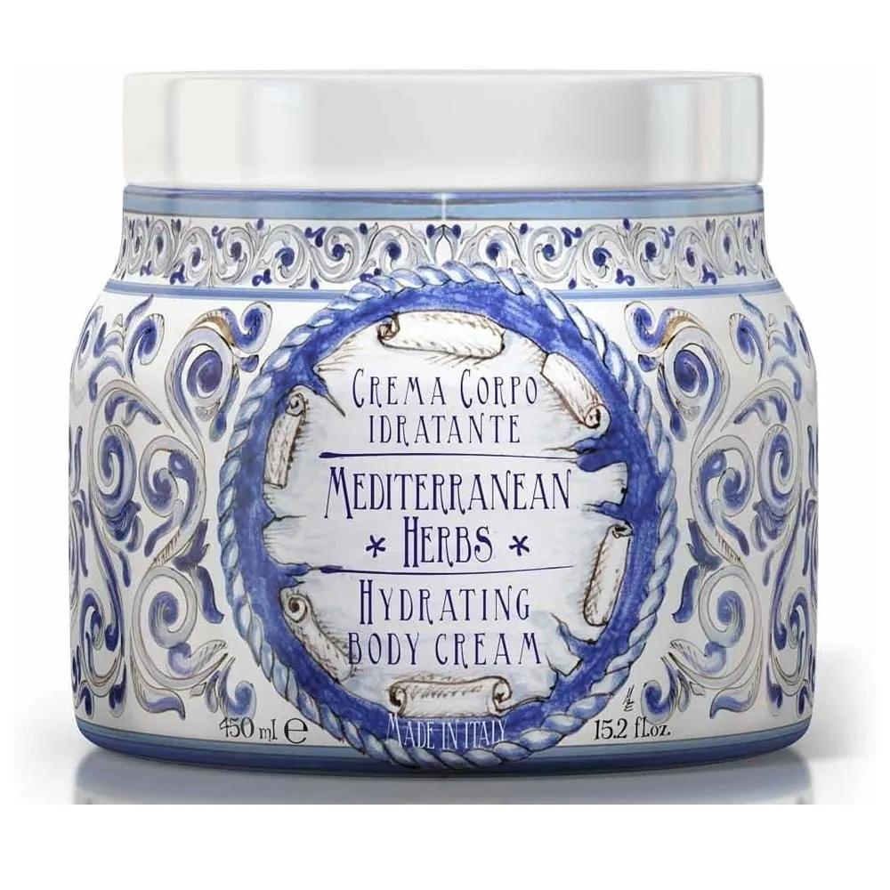 LE MAIOLICHE Hydrating Body Cream 450ml 1 Pack Mediterranean Herbs Le Maioliche - MEDITERRANEAN HERBS