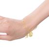 Stylish Celestials Charm Bracelet Featuring Moon Stars Adjustable 14K Gold Chain Wrist Jewelry for Parties Gatherings