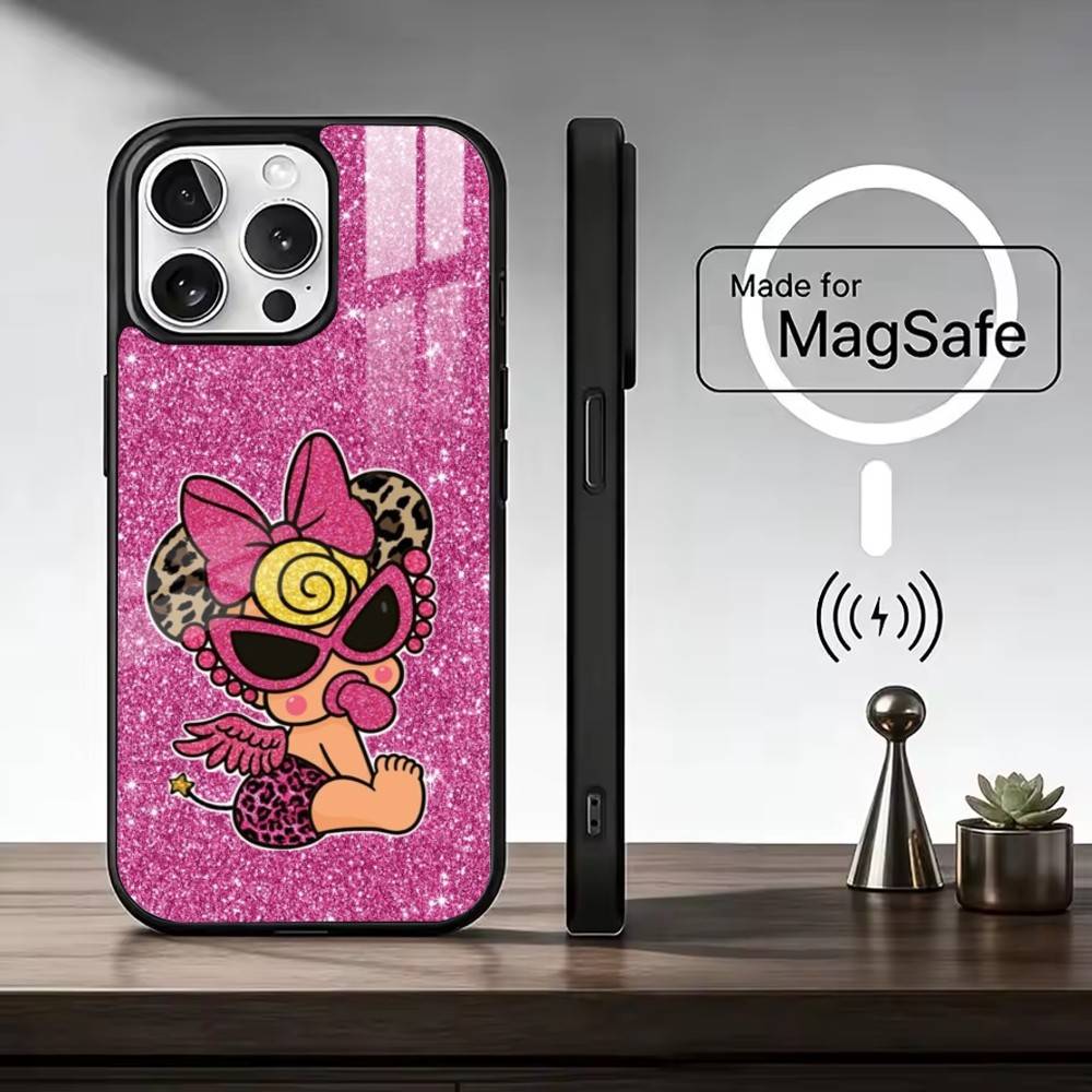 H-Hysteric M-Minii Phone Case For iPhone17,16,15,14,13,12,11 Plus,Pro Max Magnetic For Magsafe Wireless Charging