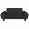 Kids  Sofa Black 70x45x33 cm Velvet
