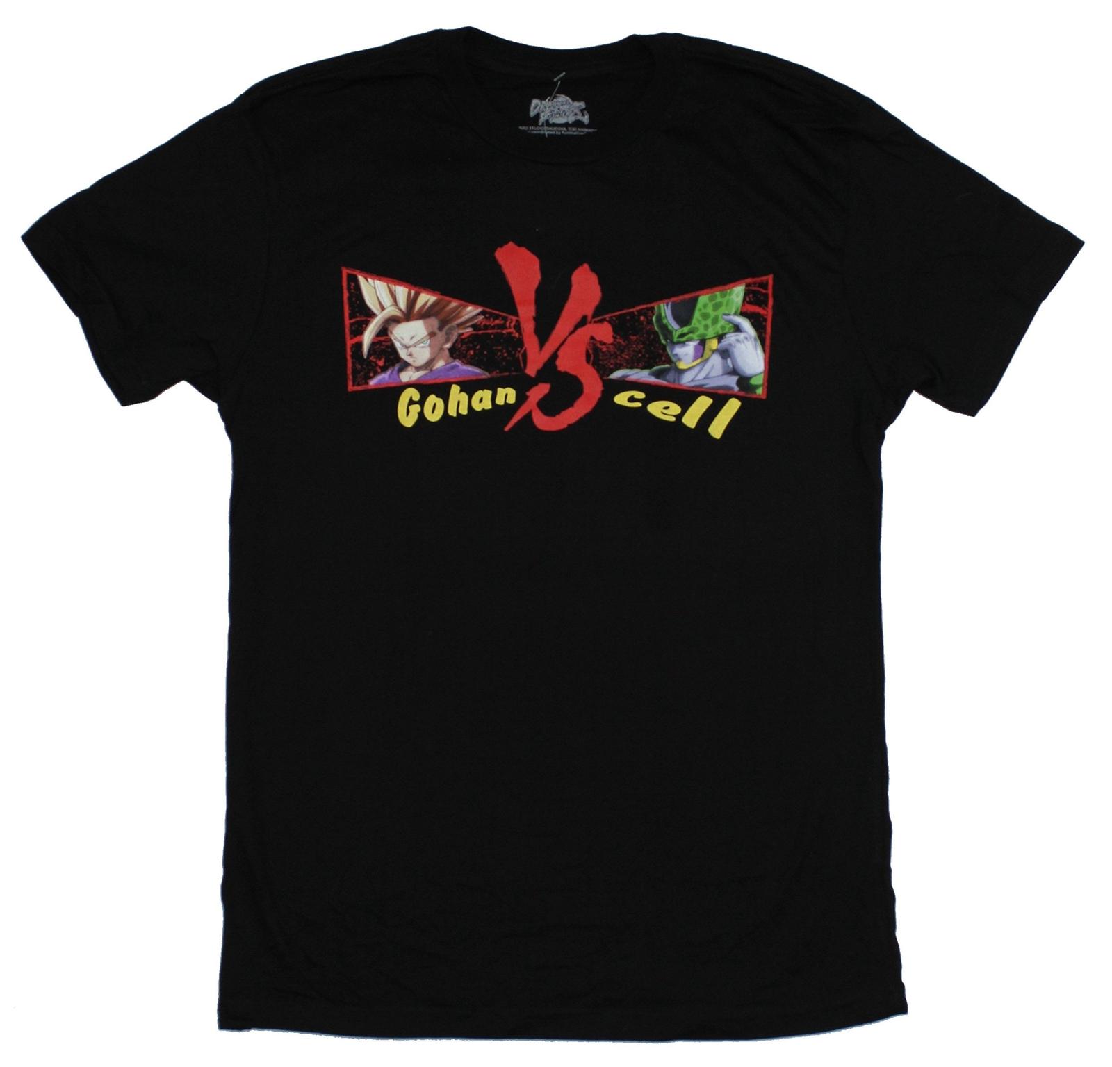 Dragon Ball Fighter Z Adult New T-Shirt - Cell Vs Gohan Pic M