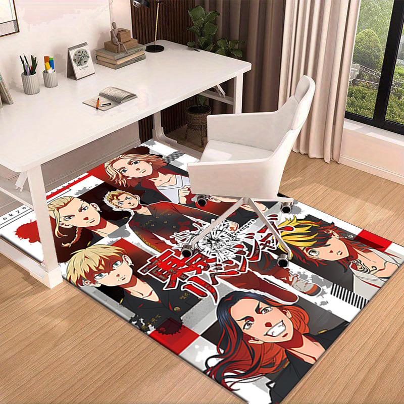 Tokyo anime Carpet, Chair Rug,Rug for Office Bedroom living rooms, Doormat decor Fan Gift Christmas Gift