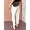 2025 Spring/Autumn Plus Size Harem Jeans for Pear-Shaped Women - Slimming & Hip-Covering Cropped Dad Jeans