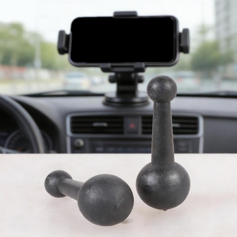 Multiple Size Ball Head Adapter Set Double Ball Adapter for Various Mounts Including Phone and Navigation Holders