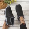Women’s Fleece-Lined Snow Boots, Thickened Warm Slip-On Non-Slip Winter Cotton Shoes