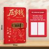 With Password Lock 100 Envelopes Money Saving Challenge Lucky Money Pu Savings Binder Reusable Portable Money Collection Book