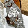 Light luxury full diamond high-end bracelet women's watch niche high-end retro bracelet quartz watch