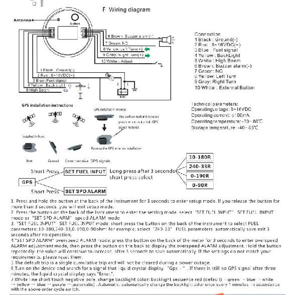 3 IN 1 Multi-Meter 85mm GPS Speedometer+Fuel Level Gauge+Voltmeter with High Beam Turn Light 120KMH,120MPH for Car Boat Yacht