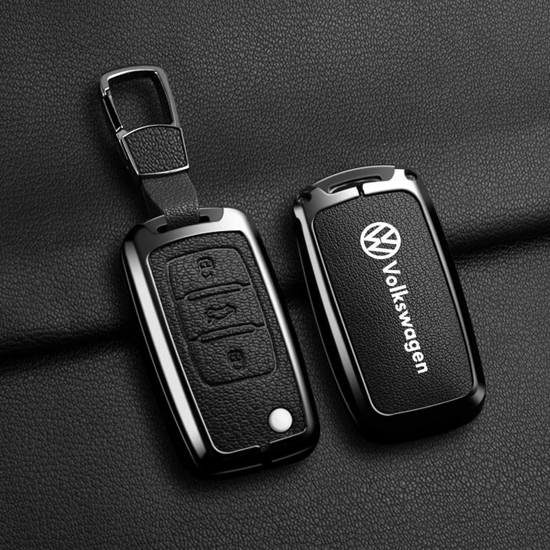 VW GTI GOLF 2026 Hot For VW VOLKSWAGEN Car Zinc Alloy Key Case Cover Shell For Volkswagen VW Polo Bora Beetle Tiguan Passat B5 B