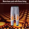 Große Herren Winterhose Fleece Samt Plüsch Hose Männlich Thermisch Dick Warm Winddicht Reißverschlusstasche Freizeit Jogginghose Übergröße