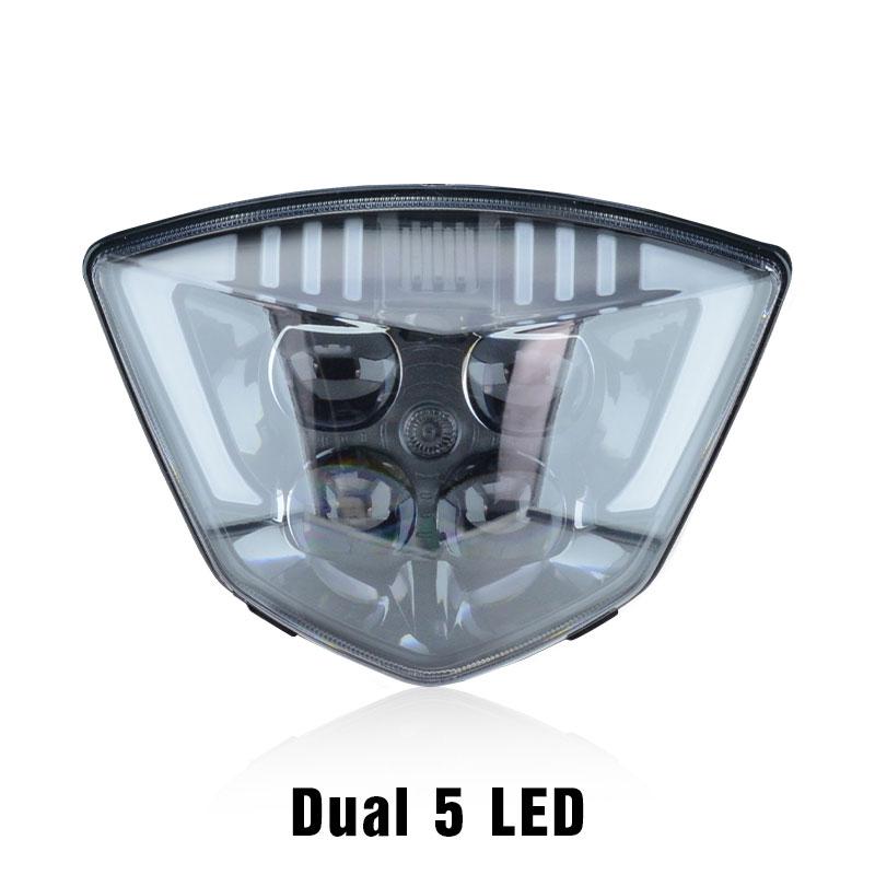 PowerZone Motorcycle LED Headlight Headlamp Head Light Supermoto Fairing For GASGAS EC 2021 2022 2023 Enduro