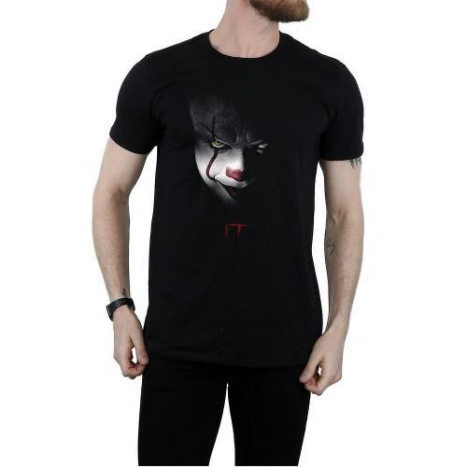 It Mens Pennywise Stare Cotton T-Shirt S чёрный