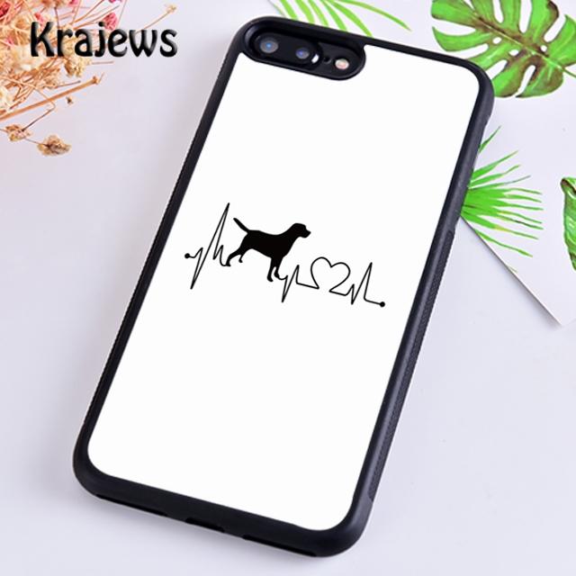 Krajews Cute Labrador Puppy Dog Phone Case Cover For iPhone 17 Air 16 15 14 Plus 12 Pro Max Coque Shell Fundas