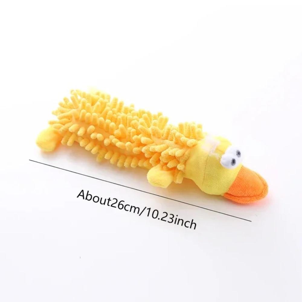 

1pcs Cute Cuddly Plush Squeaky Dog Chew Toy - Interactive Teether for All Breed Sizes, Spark Endless Playtime Fun
