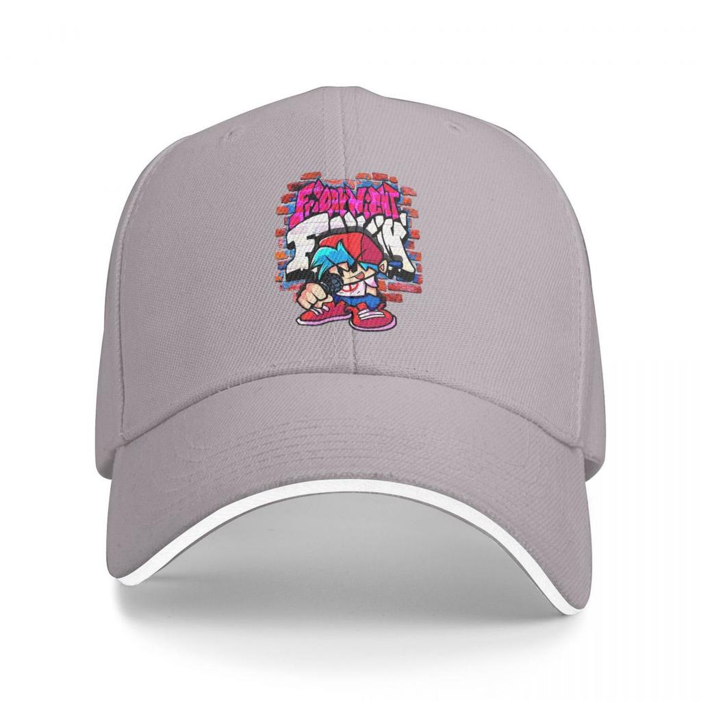 Unisex Baseball Hats BoyFriend FNF Brick Wall Outdoor Streetwear Summer Sports Baseball Caps Cap Casquette Polychromatic Hats
