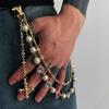 Exquisite Cross Waist Chain Luxuriöser Hip-Hop Stil Herz Perlen Taille Kette Hipster Harajuku Quaste Hosenkette Für Männer Frauen