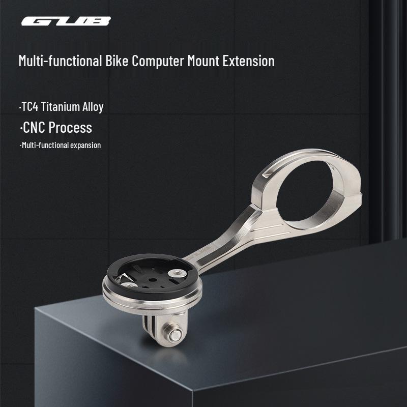 GUB TI-709 Titanium Alloy Bike Computer Mount for Garmin/iGPS Devices Titanium Grade