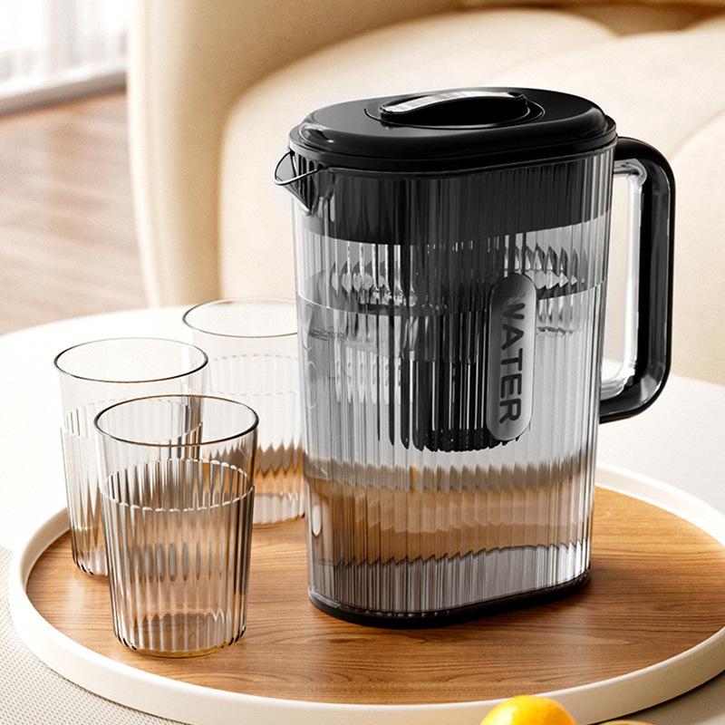 Hochtemperaturbeständiger Kaltwasserkessel für den Haushalt, Kühlschrank, Kaltwasserbecher mit großer Kapazität, Sommergetränkeeimer, Früchtetee, Topfbecher