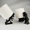 2PCS/SET Cute Simple Animal Tissue Holder -Minimalist And Practical Paper Roll Holder An Ideal Creative For Holiday Gift Idea