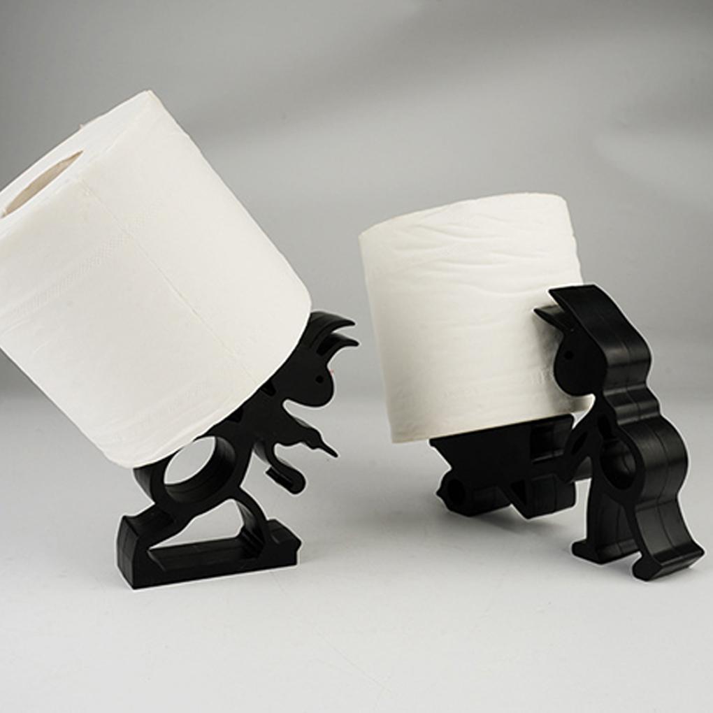 2PCS/SET Cute Simple Animal Tissue Holder -Minimalist And Practical Paper Roll Holder An Ideal Creative For Holiday Gift Idea
