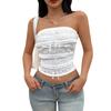 Women Vest Sexy Slim Ladies Inner Tops Sexy Wrap-around Base Lace Women's Top