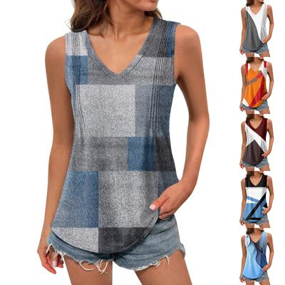 Tanktop für Damen und Mädchen, einfarbig, lässiges Oberteil, Tanktops für Damen, lockere Passform, ärmellose Tops, fließend
