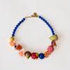 Layered Necklace Bracelet Set Colorful Beads Fruits Bracelet Beaded Clavicle Chain  Spring/Summer