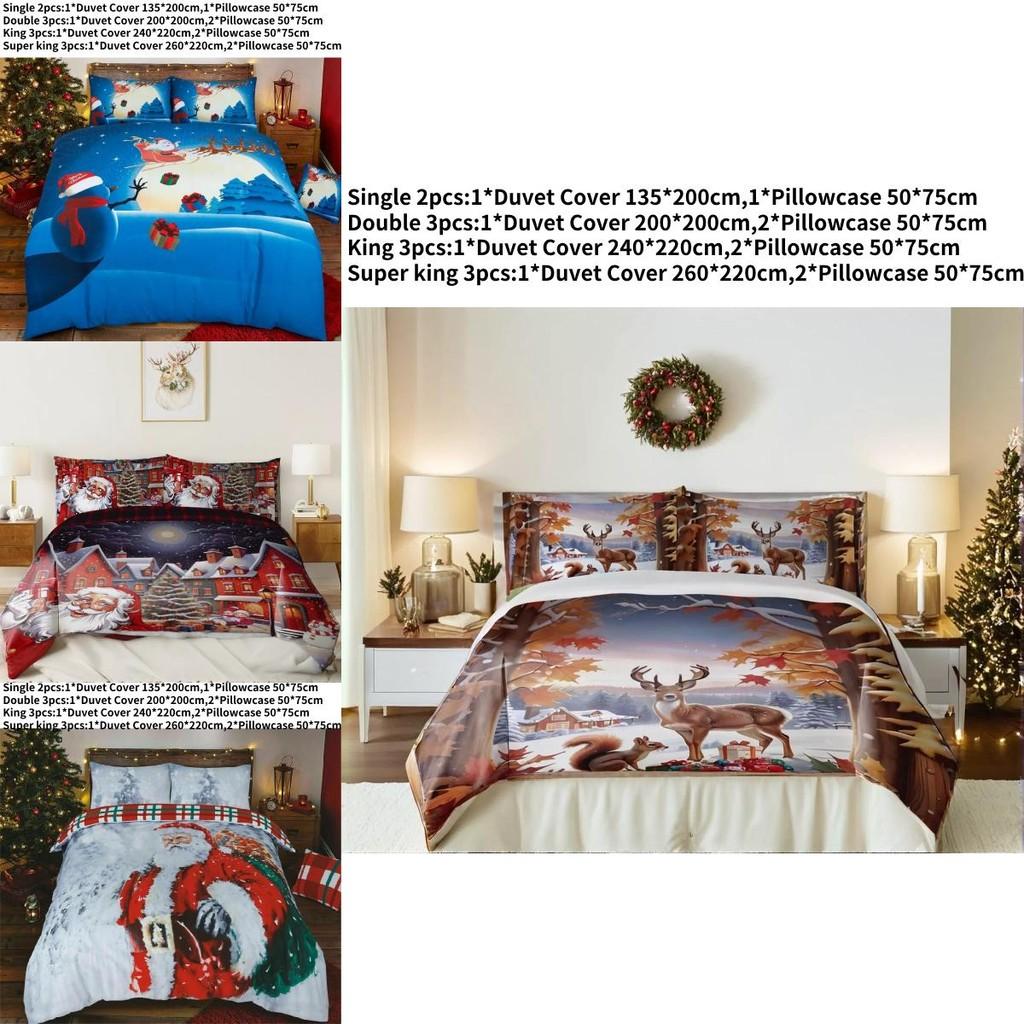 Colorful Cartoon Anime 3 Piece Digital Print Microfiber Comforter Set For Cozy Bedding