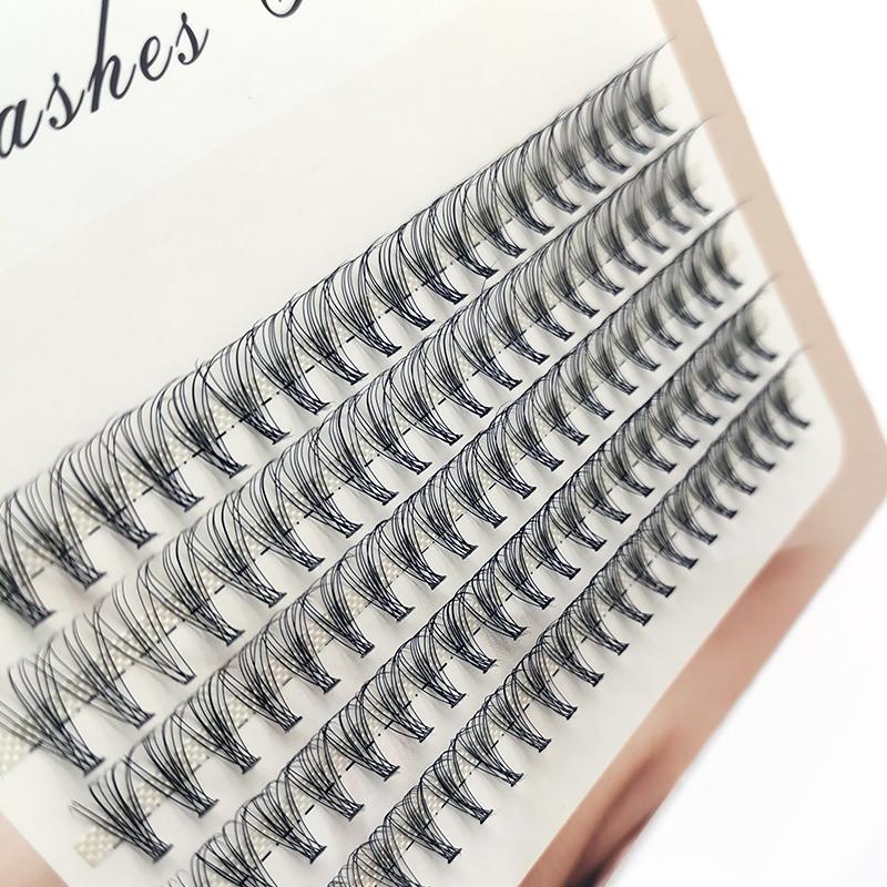 10-40D Mink øyevipper 1 boks/100 pakker Naturlig vippeforlengelse 3D Russland Individuell øyevippeklynge Makeup Tools Vipper Cilia