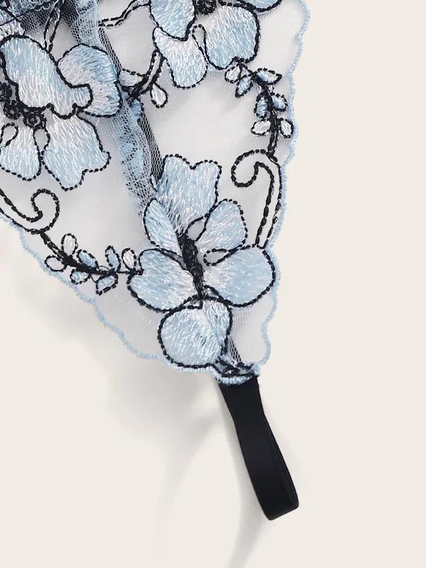 Europäisches und amerikanisches Sex-Unterwäsche-Set für Damen, sexy Netz-Druck, durchsichtig