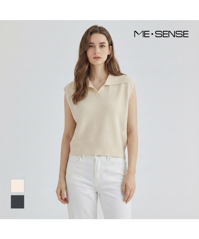 MESENSE Big Collar Knit Vest_Mb35Knmd17Z