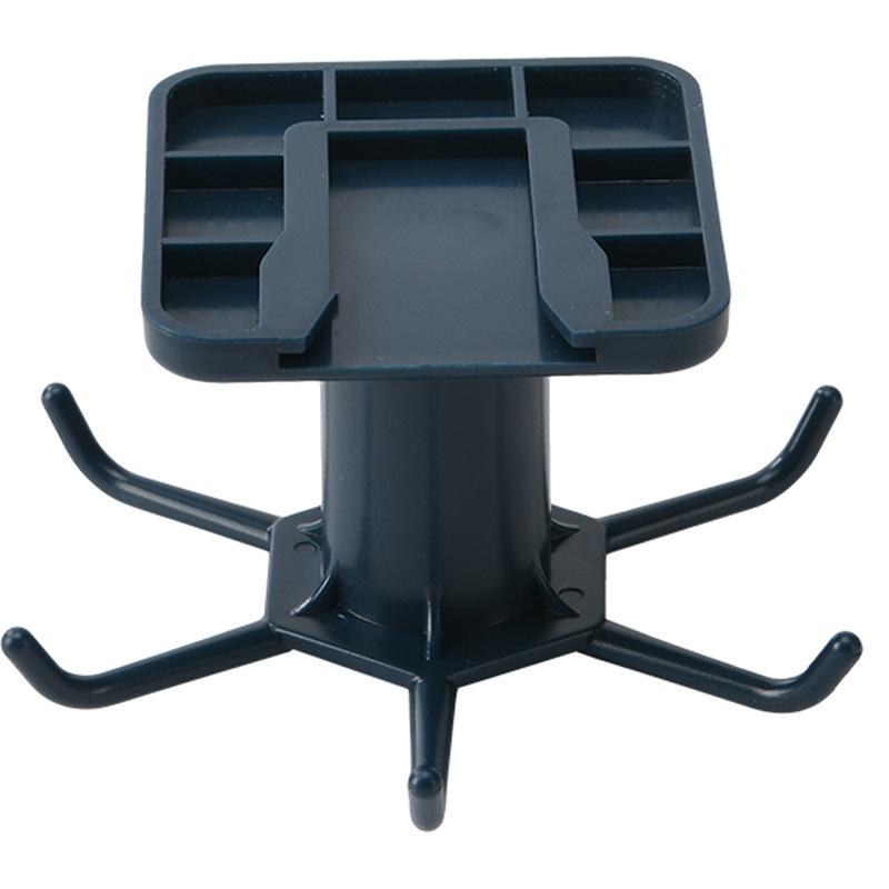 Otočný držák kuchyňského náčiní pod police háčky Držák na kuchyňské náčiní Závěsný otočný držák na náčiní Organizér Úložný regál