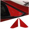 Red Carbon  A-pillar Triangular Sticker Trim  For Mitsubishi ECLIPSE 2006-2011