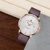 PAGANI DESIGN Minimalistisk diskret lyx herr mekanisk klocka Elegant premiumläderarmband Hardlex Kalender 30m Vattentät klocka