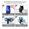 Universal Detachable Car Phone Holder – Silicone Mount for Cycling & Driving