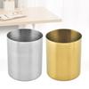 Vaso Fioriera in Ottone Nordico e Portapenne Dorato - Portaspazzole da Trucco Rotondo e Ornamento da Ufficio