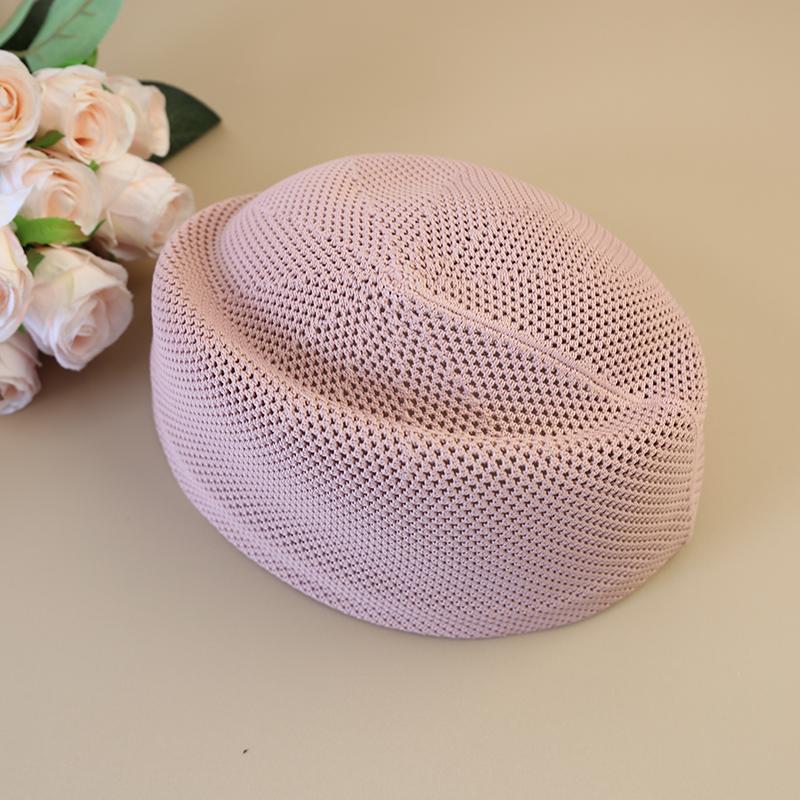 Berretti in Maglia Traspiranti Freschi a Rete Estivi da Donna Stewardess Matrimonio Lacrima Cappello a Pillbox Sposa Fascinator per Chiesa Cappello da Sole