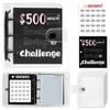 PVC Savings Challenges Book Mini Envelope Savings Challenge Easy To Use Money Saving Binder  Kids
