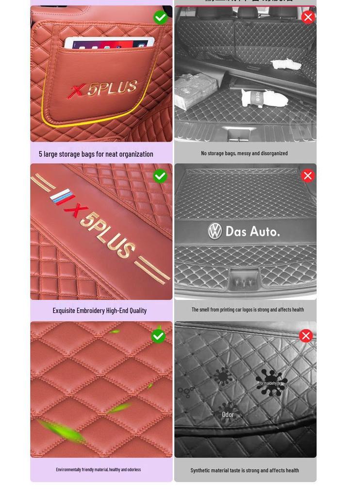 Compatible Trunk Mat for 26 Changan Second-Gen X5Plus Models - Custom Interior Tail Box Mat