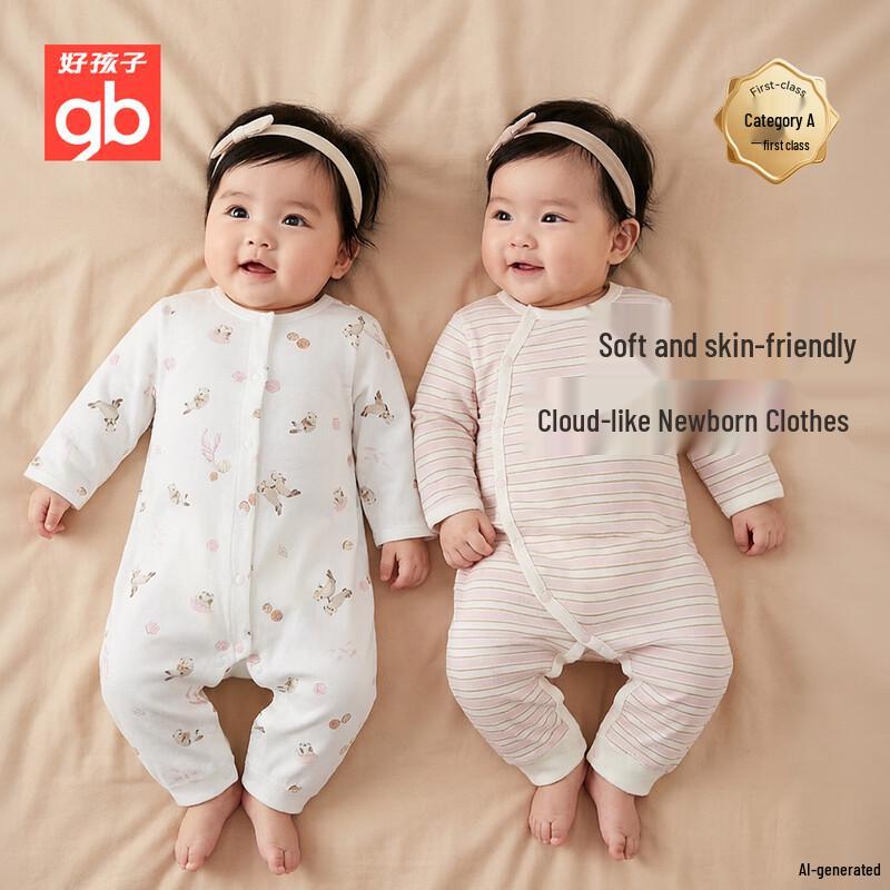 Goodbaby Newborn Pure Cotton Summer Romper 066