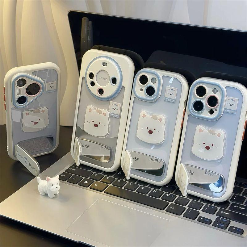 Three dimensional West Highlands Suitable for Apple 16pro Mobile Phone Case Iphone15 Women 14 Protective Case 13promax Bracket