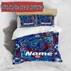 3pcs Duvet Cover Set (1*Duvet Cover + 2*Pillowcase, Without Core), Custom Name Chelsea Football Club Pattern Bedding Set, Home Bedroom Decor Gift