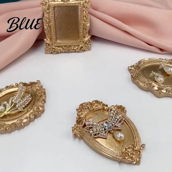 Small Desktop Trinket Ring with Vintage Tray Jewelry Dish European Ornate Carved Gold or White Finish Elegant Decorative Tray