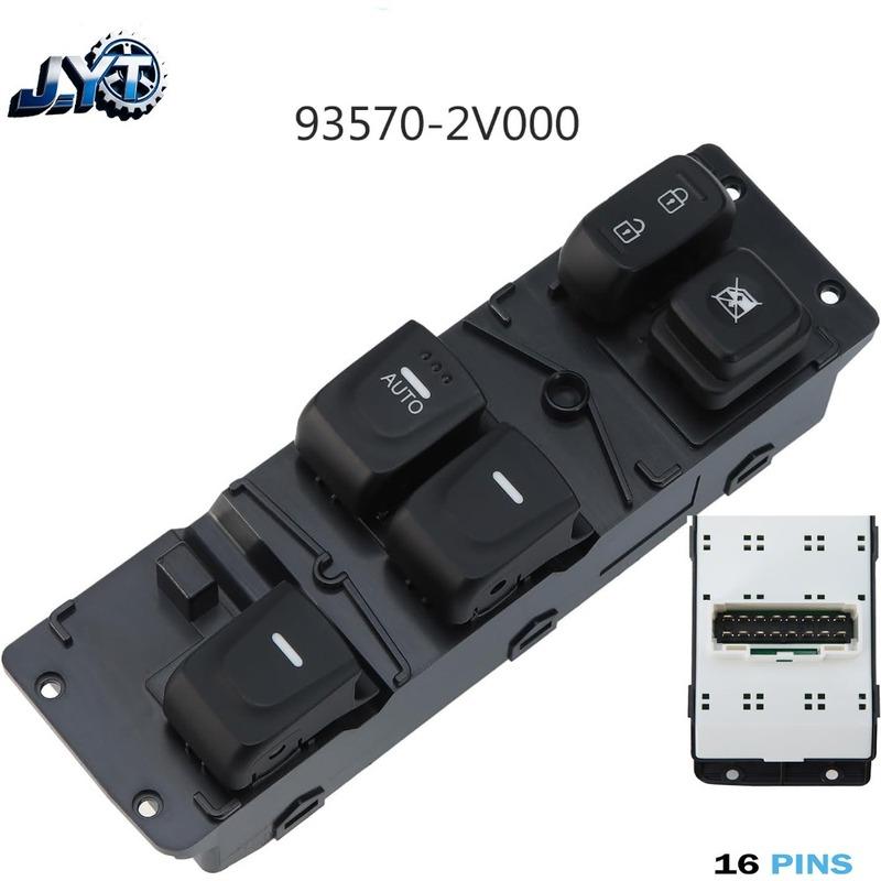 93570-2V000 for Hyundai Veloster 2012-2017 Front Left Master Power Window Control Lifter Switch Button 935702-V000