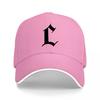 Classic Black Baseball Cap with Bold Letter D Design for Fashionable Streetwear Style and Urban Casual Look