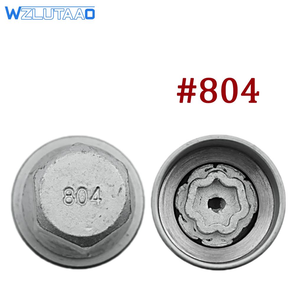 1Pcs #801 - #808 Car Tire Anti-Theft Screw Removal Tool Socket Wrench Disassembly Tool Key Sleeve For JEEP Repair Kit 1pcs 804