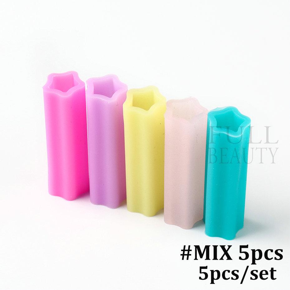 2/5PCS/Set Nipper Protective Cover for Nail Cuticle Scissor Anti-Fall Cover Dead Skin Tweezer Cap Manicure Pedicure Tool NFG-006