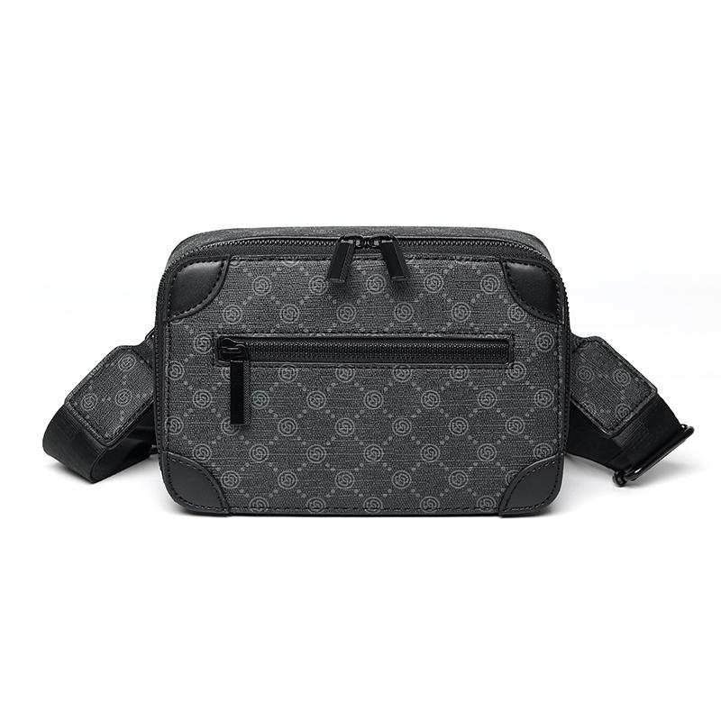 Arrival Mini Square Crossbody Bag: Casual & Stylish Shoulder Pouch with Japanese-Korean Prints for Men and Women