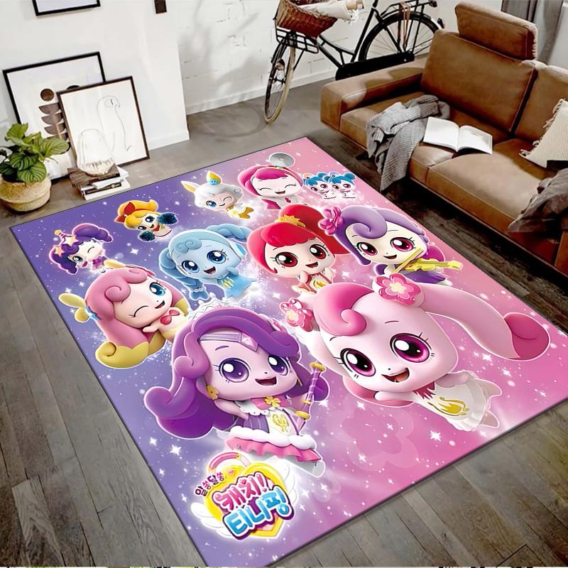 1pc Catch Teenieping Magic Sweethear (2) Design Printed Area Rug Carpet for Bedroom Living Room Home Decor Rugs Mat Non Slip Mat Rug for Bedside