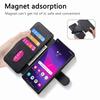 2 In 1 Magnetic Flip Leather Case for Samsung Galaxy S25 Edge S24 Ultra S23 S22 Plus S21 Fe S25Edge Magsafe Card Wallet Cover